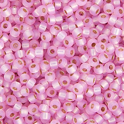 Miyuki Seed Beads 8/0 mb8-0643 - Silver Lined Pink Alabaster [Dyed]