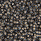 Miyuki Seed Beads 8/0 mb8-0650 - Silver Lined Dark Gray Alabaster [Dyed]