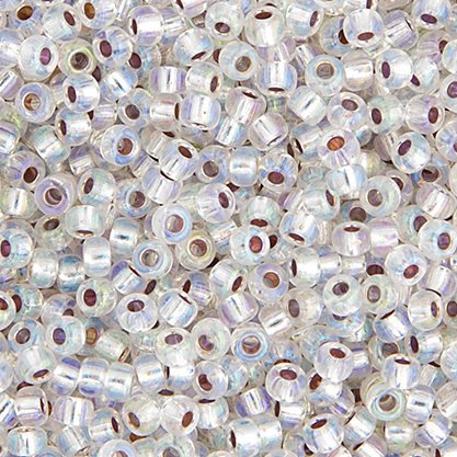 Miyuki Seed Beads 8/0 mb8-1001 - Silver Lined Crystal AB
