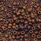 Miyuki Seed Beads 8/0 mb8-2005 - Matte Copper AB Metallic
