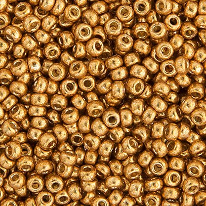 Miyuki Seed Beads 8/0 mb8-4203 - Duracoat Galvanized Yellow Gold