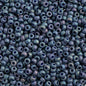 Miyuki Seed Beads 8/0 mb8-4703 - Frosted Glazed/Rainbow Navy Blue Matte AB