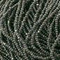 Czech Cut Seedbeads - 13/0 - Silver Plated Antiqued (strand)