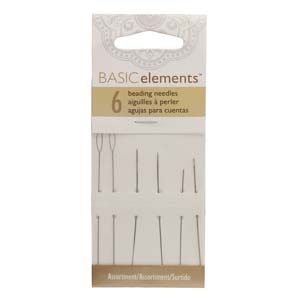 Basic Elements - Assorted Beading Needles (Pack 6)