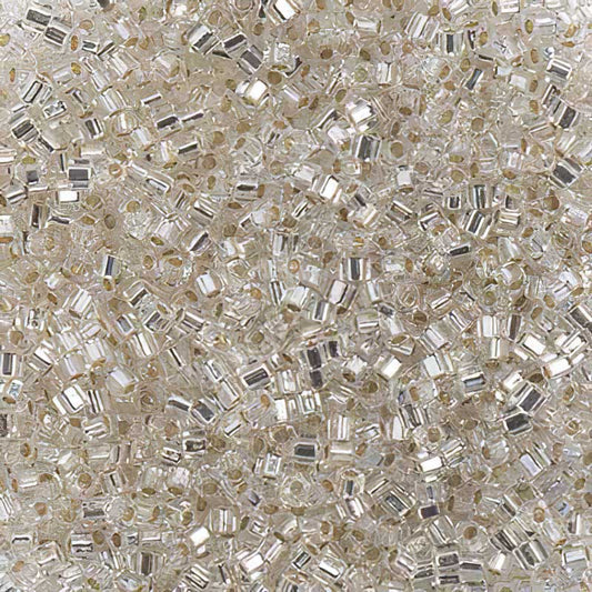 Miyuki Cube - 1.8mm - Silver Lined Crystal
