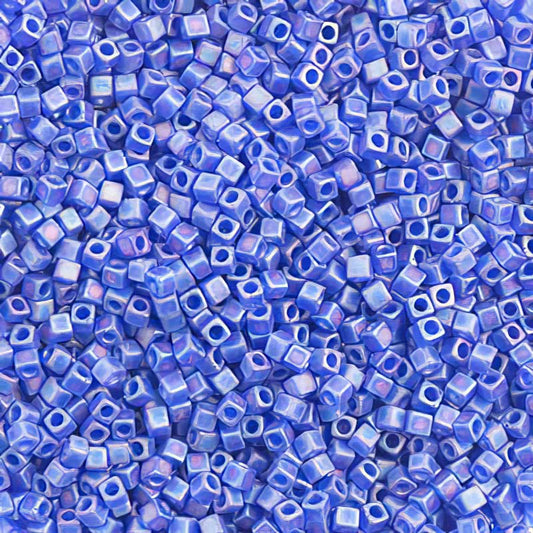 Miyuki Cube - 1.8mm - Matte Cobalt AB