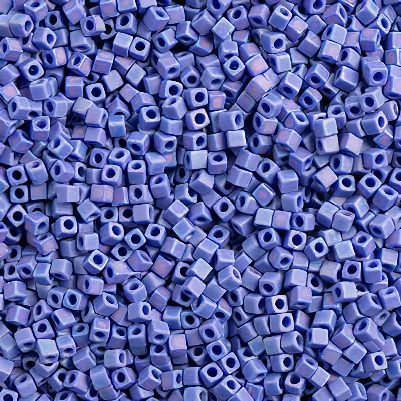Miyuki Cube - 1.8mm - Matte Cobalt Blue AB