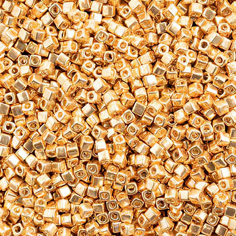 Miyuki Cube - 1.8mm - Fire Galvanized