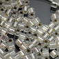 Miyuki Cube - 3mm - Silver Lined Crystal