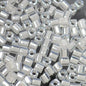 Miyuki Cube - 3mm - Colour Lined Crystal/White