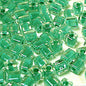 Miyuki Cube - 4mm - Colour Lined Green