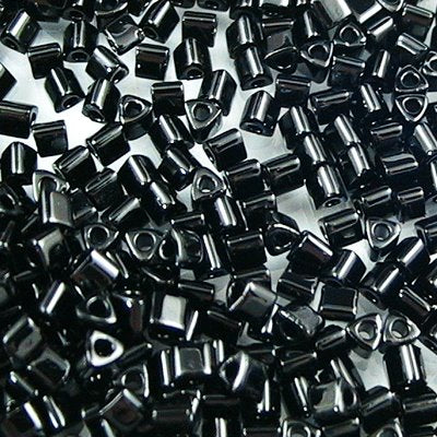 Toho Triangles - 11/0 - Opaque Shiny Jet Black