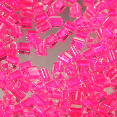 Toho Triangles - 11/0 - Too Pink for Barbie