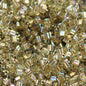 Toho Triangles - 11/0 - Inside Colour Light Gold / Rainbow Crystal