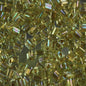 Toho Triangles - 8/0 - Inside Colour Gold/Soft Green AB